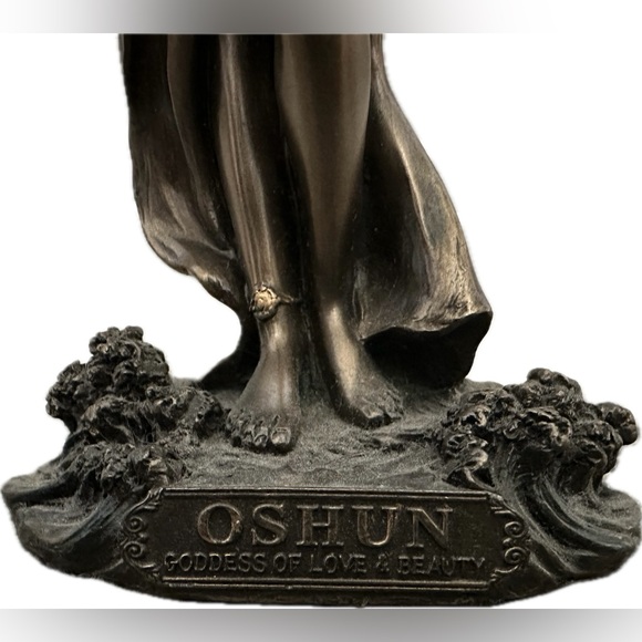 Bronzed Oshun Goddess of Love and Beauty - Picture 3 of 5